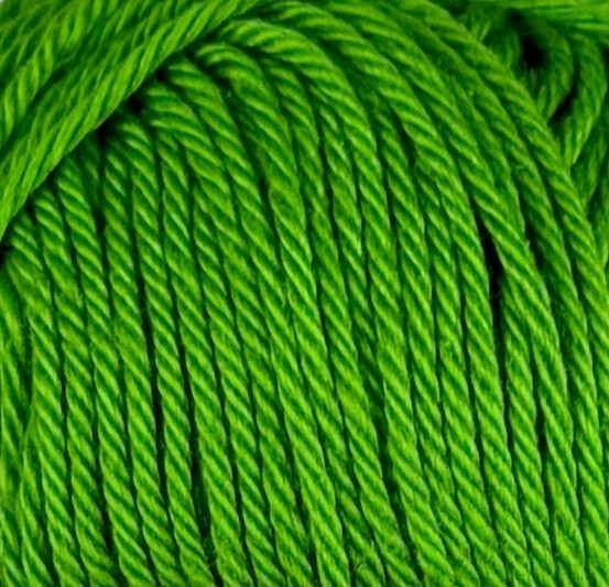 L’eccellenza Baumwolle merzerisierte 100% Grassgrün 2171